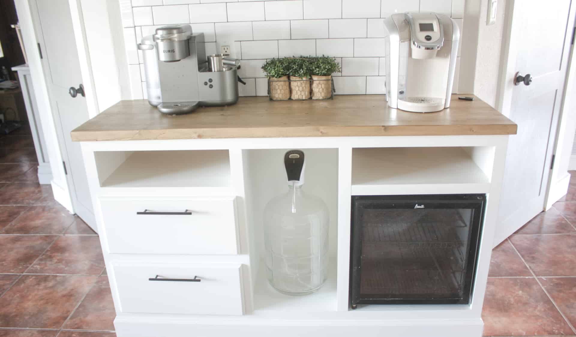 DIY Coffee Bar Cabinet Ideas